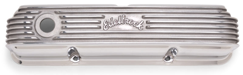 Edelbrock Valve Cover Classic Series Ford 1958-1976 FE V8 Polshed 4162