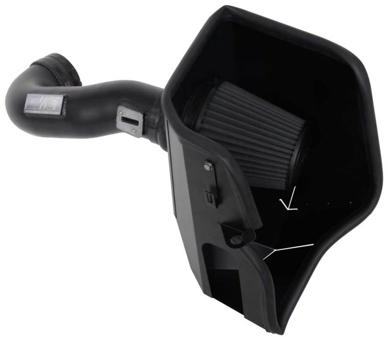 K&N 2019 Chevrolet Silverado 1500 5.3L V8 Black Performance Intake Kit 71-3110