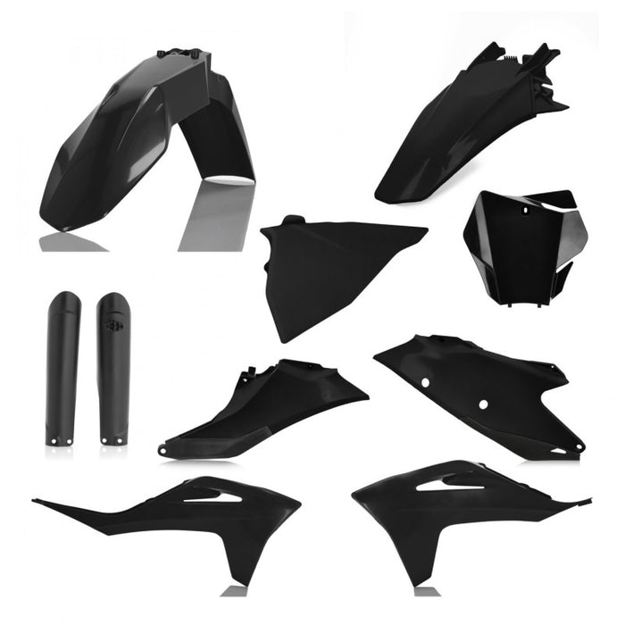 Acerbis Full Replacement Body Plastics Kit, Black 2872790001