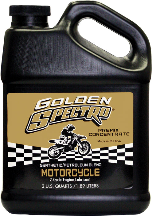 Spectro Performance Oils S.GSMC Golden Spectro 2-Cycle Synthetic Blend Premix (1/2 Gallon)