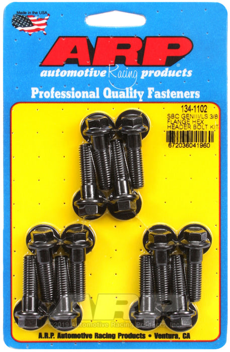 ARP Chevy LS 3/8in Flange Hex Header Bolt Kit 134-1102