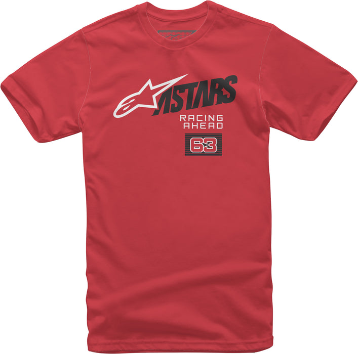 Alpinestars Title Tee Red Lg 1210-72000-30-L