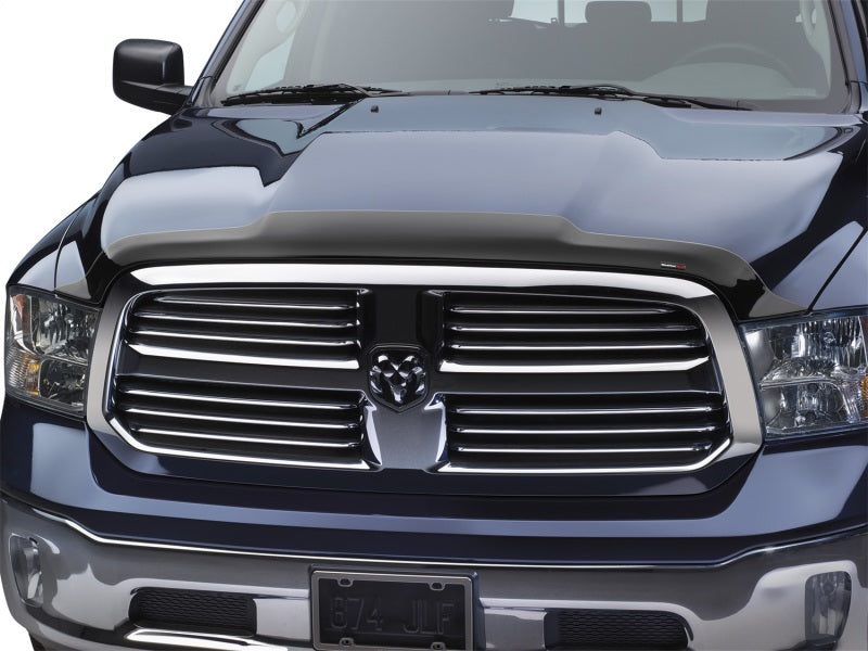 WeatherTech 08-10 Ford Super Duty Hood Protector Black (1pc Only / Grille Facia Mount) 55087