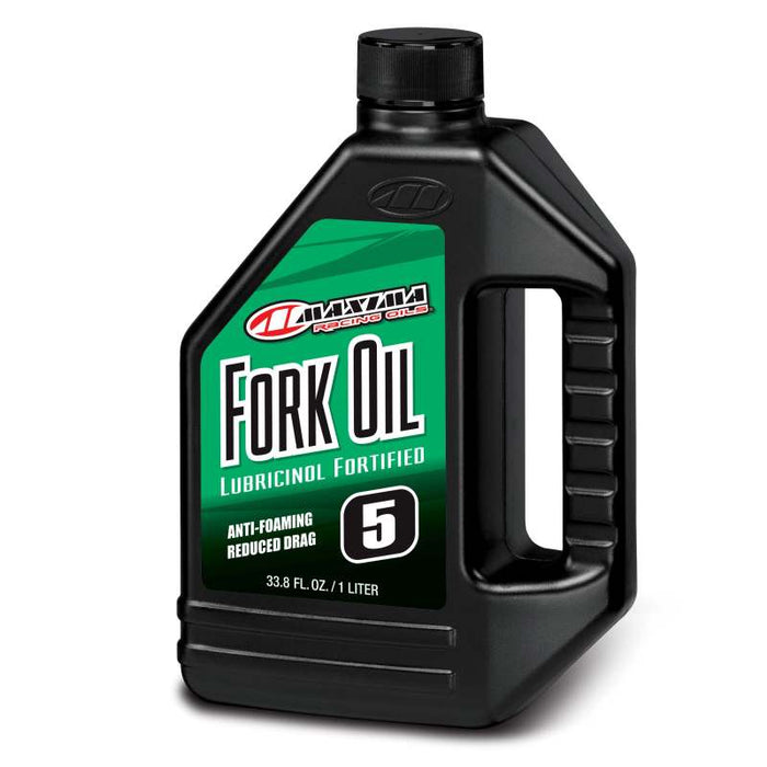 Maxima 5Wt Standard Hydraulic Fork Oil 1 Liter Bottle 54901