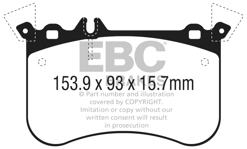 Ebc Yellowstuff Brake Pad Sets DP42311R