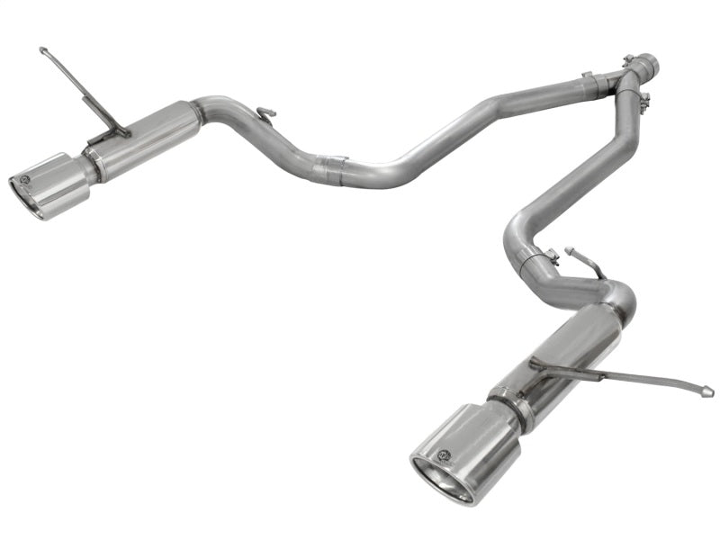 aFe MACHForce XP 14+ compatible with Jeep Grand Cherokee V6 3.0L (td) 2.5in DPF-Back 409SS Exhaust w/Resonators 49-46234