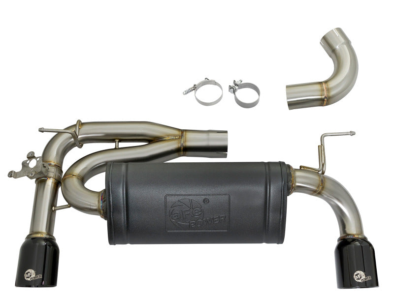 aFe MACHForce XP Exhausts Axle-Back 12-15 BMW 335i 3.0T (SS w/Black Tips) 49-36336-B