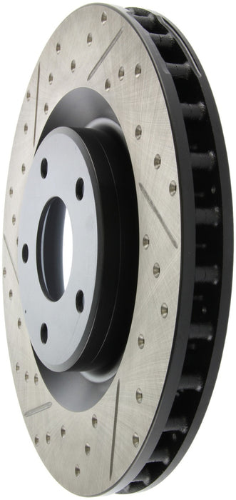 Stoptech Sport Drilled & Slotted Brake Rotor; Front Right 127.62085R
