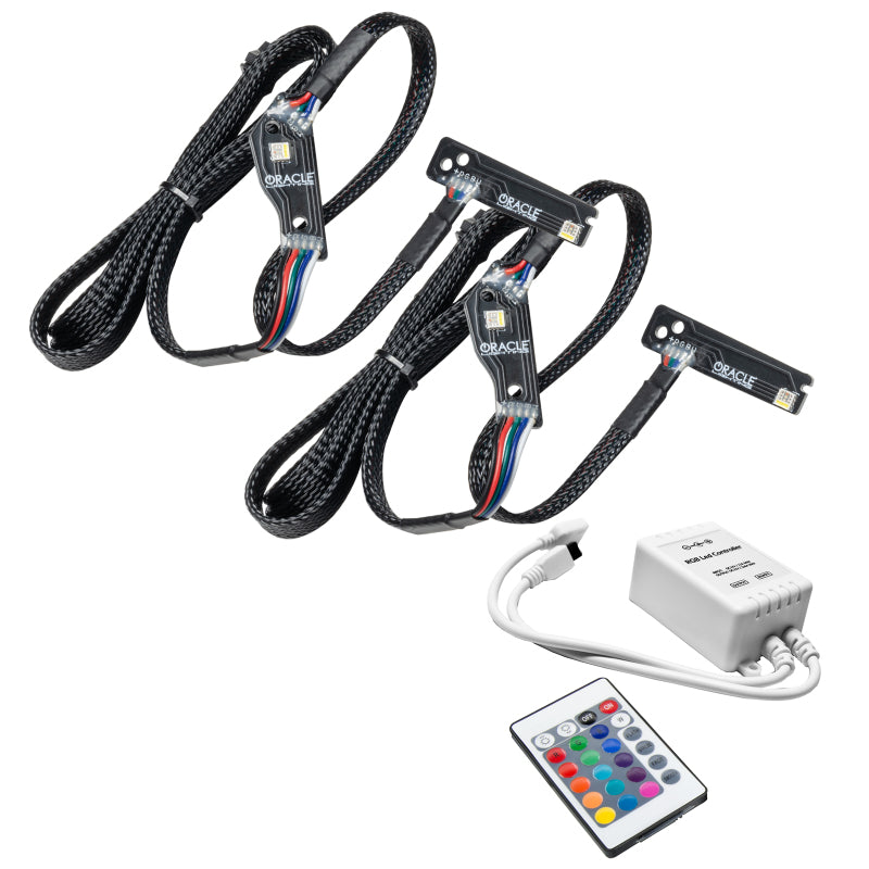 Oracle 15-21 Compatible with Nissan GT-R Lightning Bolt Headlight DRL RGB+W w/ Simple Controller SEE WARRANTY 1283-504