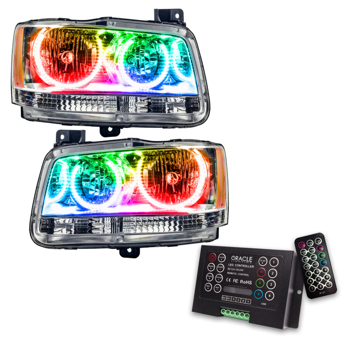 Oracle 08 Compatible with Dodge Magnum SMD HL Chrome ColorSHIFT w/ 2.0 Controller 8901-333