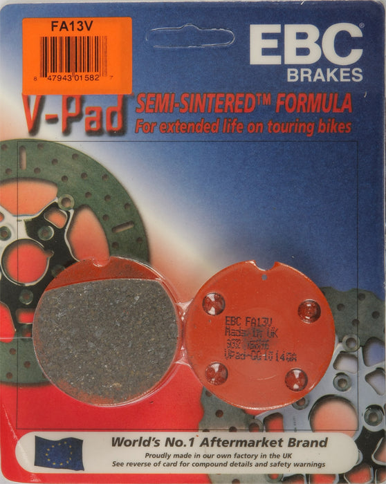 EBC Brakes FA13V Semi Sintered Disc Brake Pad