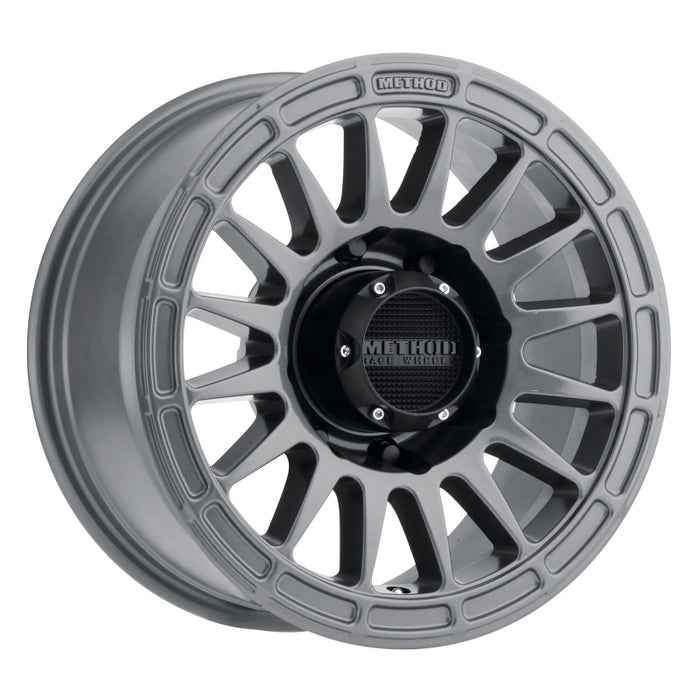 Method MR314 17x8.5 0mm Offset 8x6.5 130.81mm CB Gloss Titanium Wheel MR31478580800