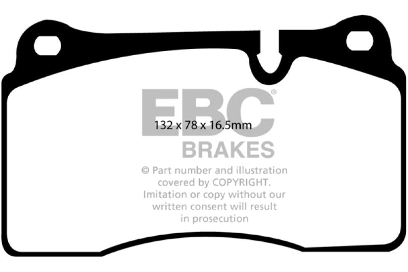 EBC 05-09 Land Rover Range Rover 4.2 Supercharged Ultimax2 Front Brake Pads UD1263
