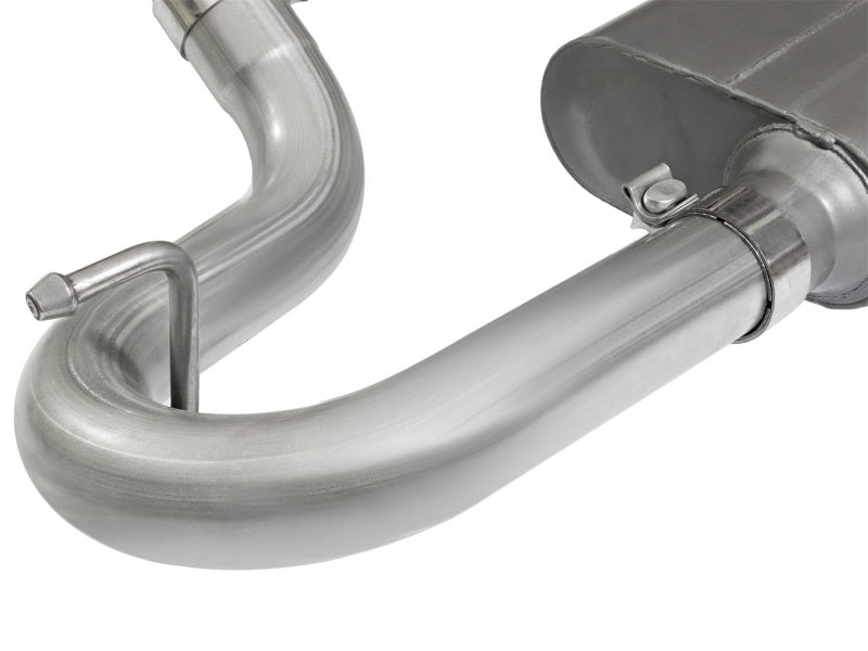 aFe Scorpion 2-1/2in Aluminized Steel Cat Back Exhaust 07-17 compatible with Jeep Wrangler V6-3.6/3.8L (4 Dr) 49-08044-1P