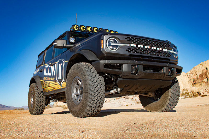 Icon 2021-Up Ford Bronco Front 2.5 Vs Remote Reservoir Coilover Kit With Cdev 48700E