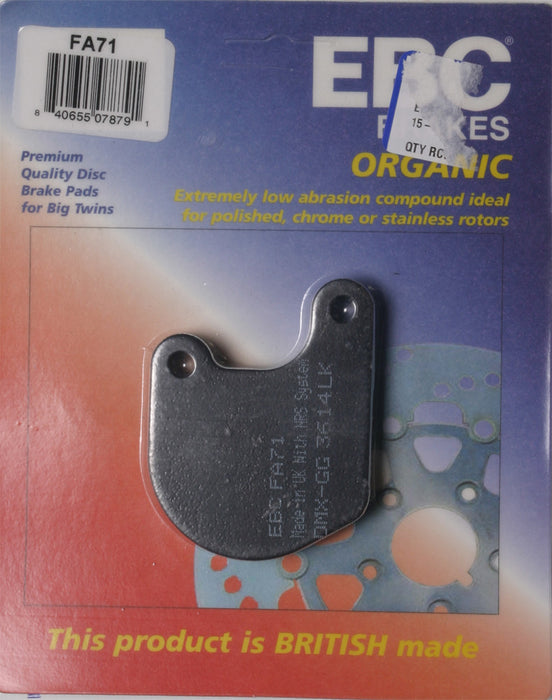 EBC Brakes FA71 Disc Brake Pad Set, black, 1x1x1