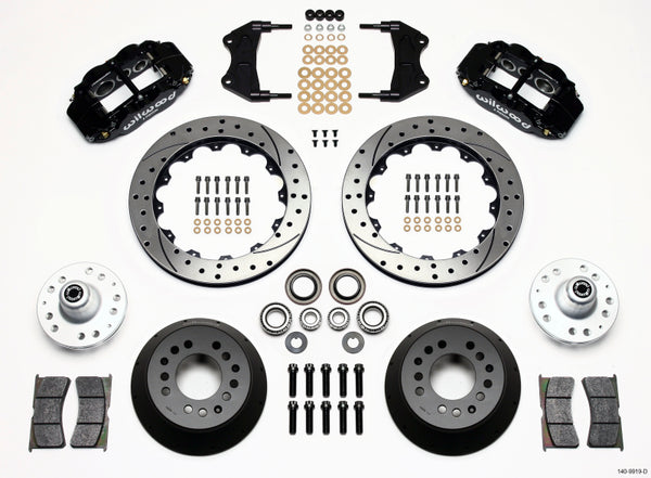 Wilwood Narrow Superlite 6R Front Hub Kit 12.88in Drilled WWE ProSpindle 140-9919-D