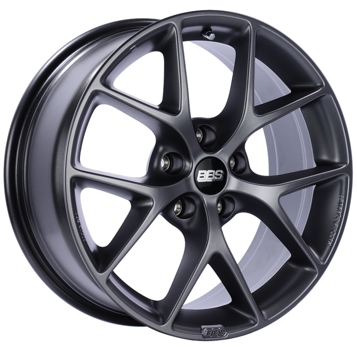 BBS SR 18x8 5x108 ET42 Satin Grey Wheel -70mm PFS/Clip Required SR015SG