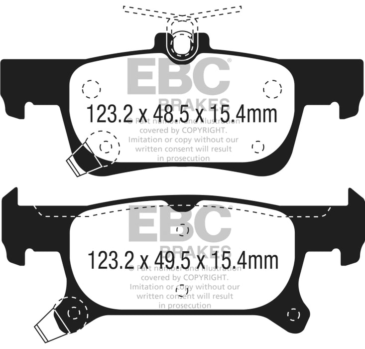Ebc Yellowstuff Brake Pad Sets DP43079R