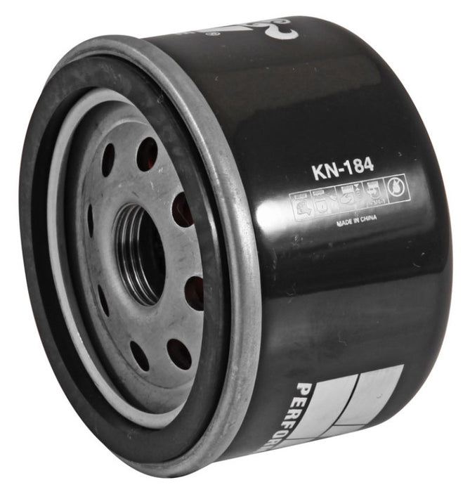 K&N Motorcycle Oil Filter: High Performance, Premium, Designed To Be Used With Synthetic Or Conventional Oils: Fits Select Piaggio, Aprilia, Peugeot, Malaguti, Gilera Vehicles, Kn-184 KN-184