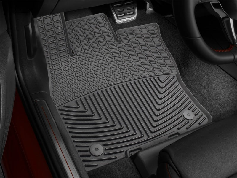 WeatherTech 2015+ Volkswagen Golf/GTI (5-Door Hatchback Only) Front Rubber Mats Black W350