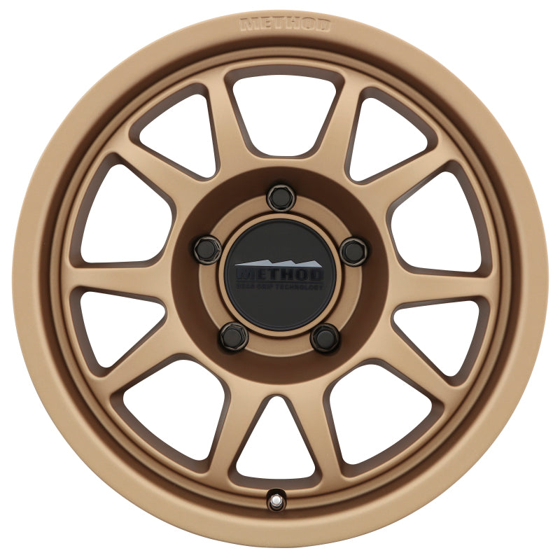 Method MR702 15x7 +15mm Offset 5x100 56.1mm CB Method Bronze Wheel MR70257051915