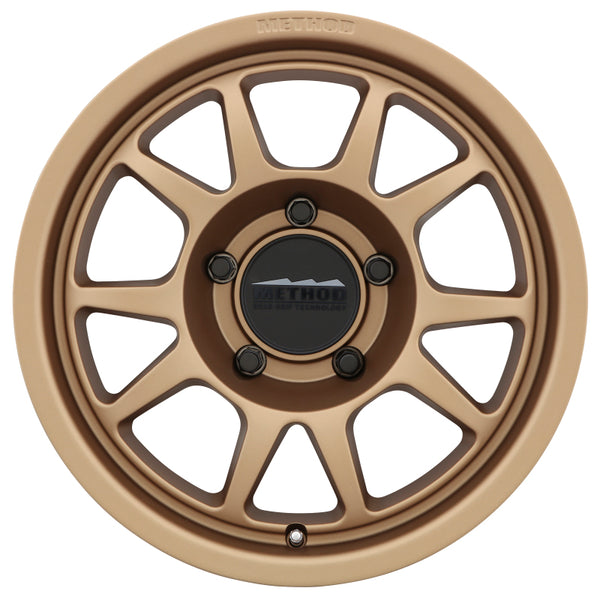 Method MR702 15x7 +15mm Offset 5x100 56.1mm CB Method Bronze Wheel MR70257051915