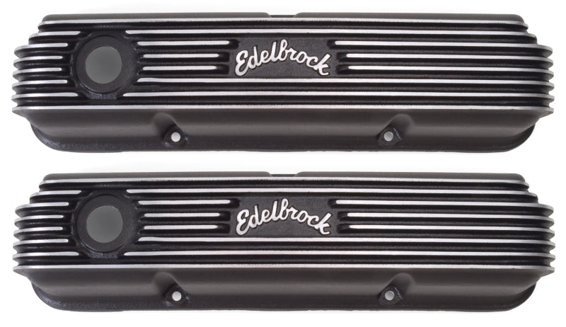 Edelbrock Valve Cover Classic Series Ford 1958-1976 FE V8 Black 41623