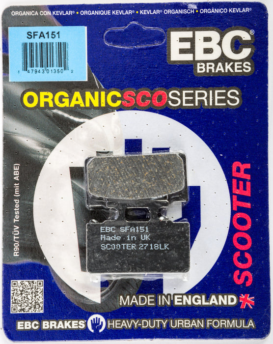 EBC Brakes SFA151 Standard Scooter Brake Pad