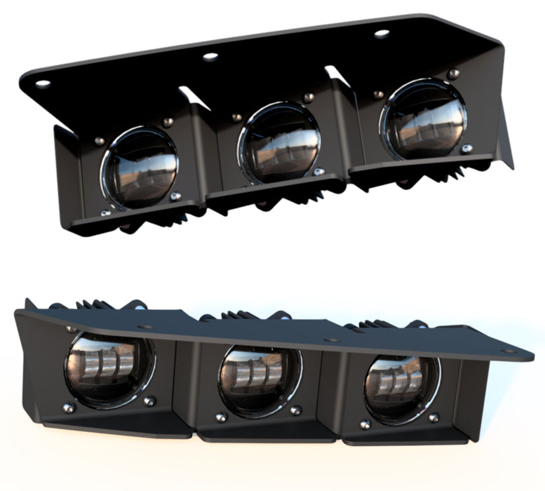 Oracle Lighting 2021-2022 Ford Bronco Triple Led Fog Light Kit For Steel Bumper Mpn: 5890-001