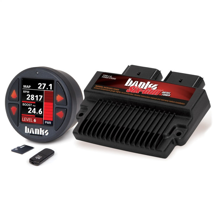 Banks 08-10 Ford F-250/F-350/F-450 6.4L Six-Gun Diesel Tuner w/ iDash-1.8 DataMonster 61452