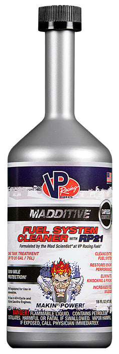 VP Racing Fuels 2805, Madditive Fuel System Cleaner with RP21 - 16 Ounce