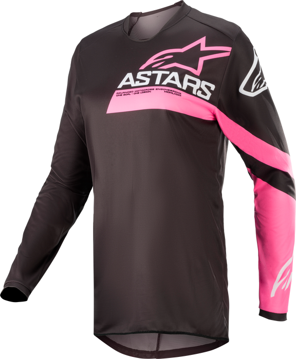 Alpinestars Stella Fluid Chaser Jersey Black/Pink Fluo Xs (3782422-1390-XS)