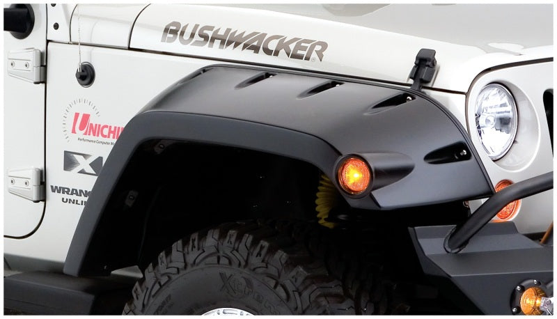 Bushwacker Pocket Style Fender Flares For 07-18 Jeep Wrangler Jk 10045-02