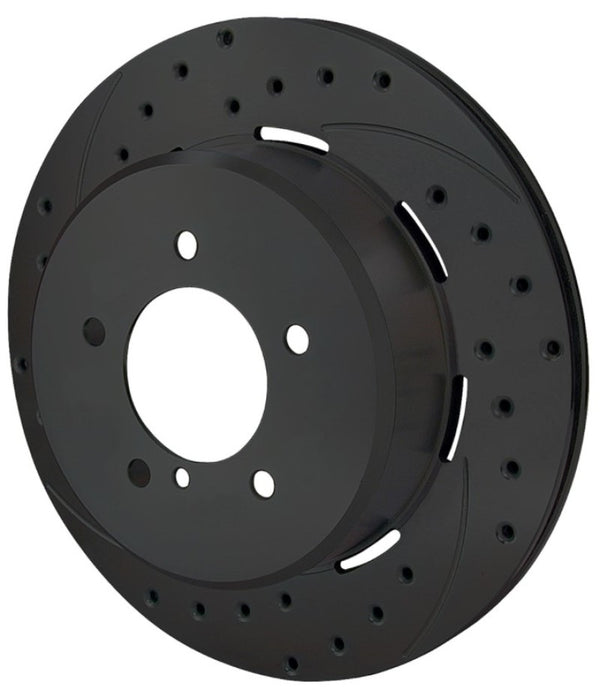 Wilwood Rotor-2.31in Offset-SRP-BLK-Drill-LH 12.19 x .810 5x4.75in BC 160-8745-BK