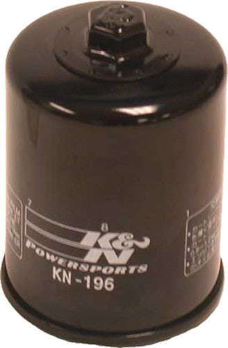 K&N Motorcycle Oil Filter: High Performance, Premium, Designed to be used with Synthetic or Conventional Oils: Fits Select Polaris Vehicles, KN-196