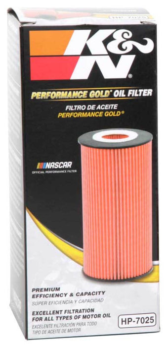 K&N Premium Oil Filter: Protects Your Engine: Compatible With Select Chrysler/Dodge/Jeep/Ram Vehicle Models (See Product Description For Full List Of Compatible Vehicles), Hp-7025 HP-7025