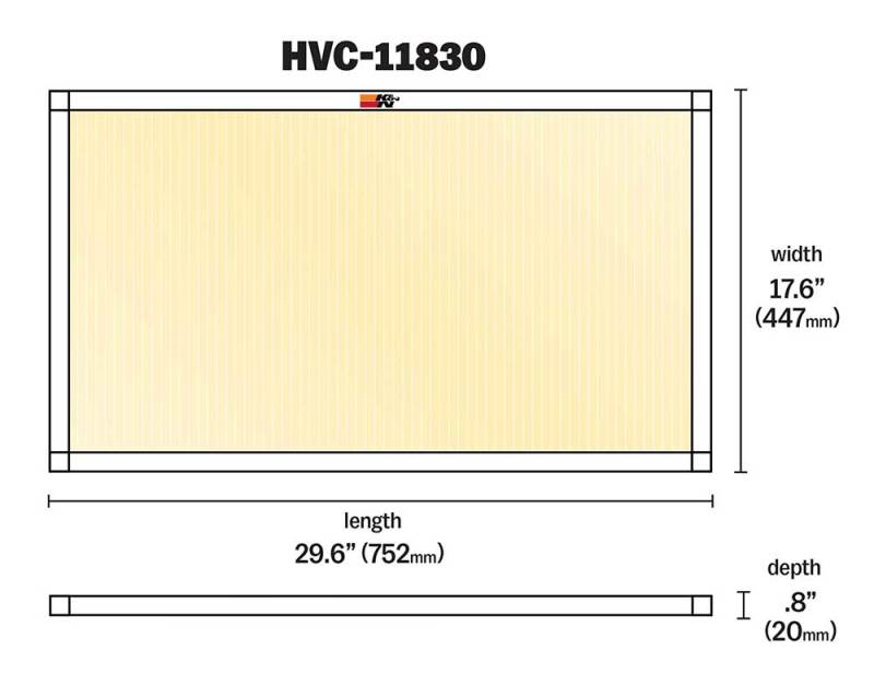 K&N 18x30x1 AC Furnace Air Filter; Lifetime Washable Reusable Filter; Merv 11; Filters Allergies, Pollen, Smoke, Dust, Pet Dander, Mold, Smog, and More; Breathe Clean Fresh Air: HVC-11830
