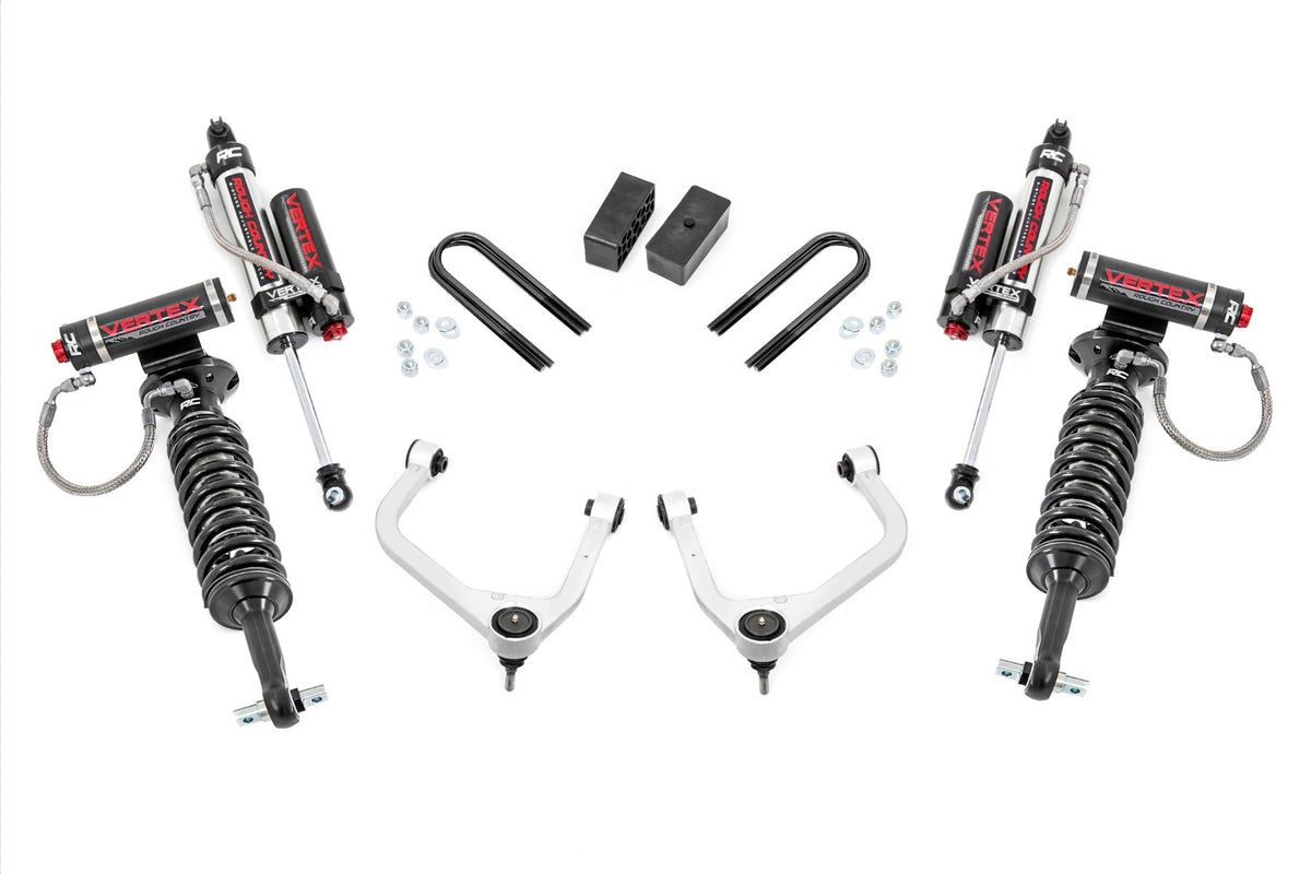 Rough Country 3.5 Inch Lift Kit Mono Leaf Rear Vertex Fits GMC Sierra 1500 (19-23) 28850