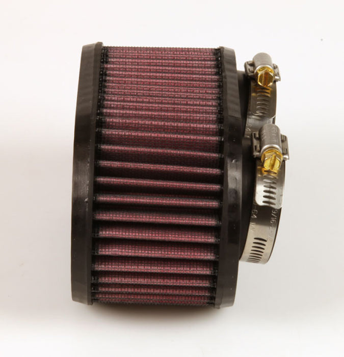 K&N Universal Clamp-On Air Filter: High Performance, Premium, Washable, Replacement Engine Filter: Flange Diameter: 1.875 In, Filter Height: 3 In, Flange Length: 0.625 In, Shape: Oval, R-0990