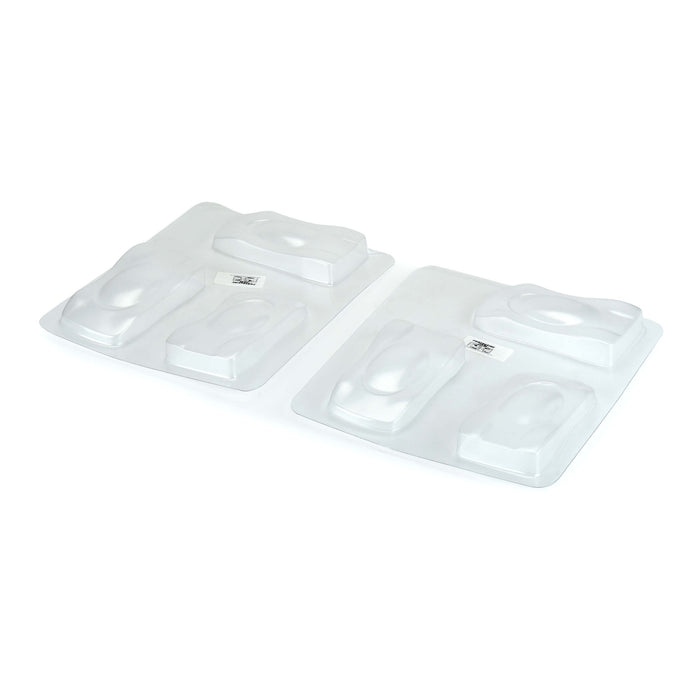 Pro-Line Racing Speed Forms Mini Clear Test Bodies For Painters (6), Pro637100 PRO637100