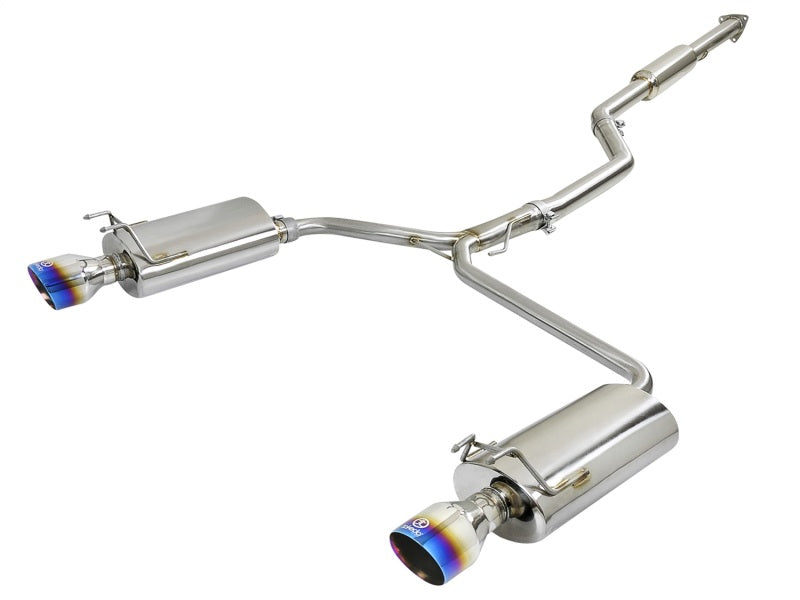 aFe Takeda 2.5-1.75in 304 SS Cat-Back Exhaust System 13-17 Honda Accord LX / EX / EX-L L4-2.4L 49-36605-L