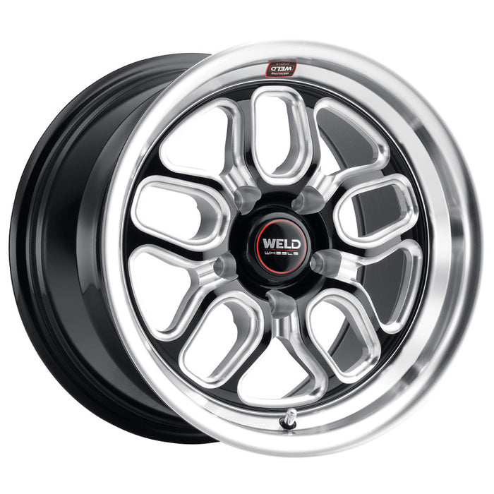 Weld S152 15X10 Laguna Drag 5X120.7 ET50 BS7.5 Gloss Black MIL Dia 78.1 S152B0063P50