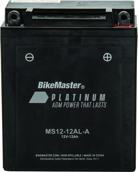 BikeMaster Platinum Batteries MS12-12AL-A