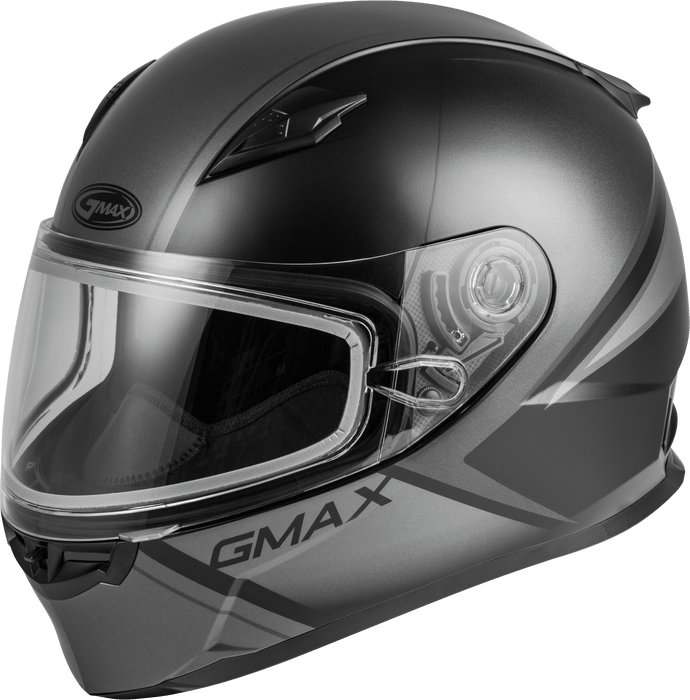 FF-49S Full-FACE Hail Snow Helmet Matte Black/Grey XL