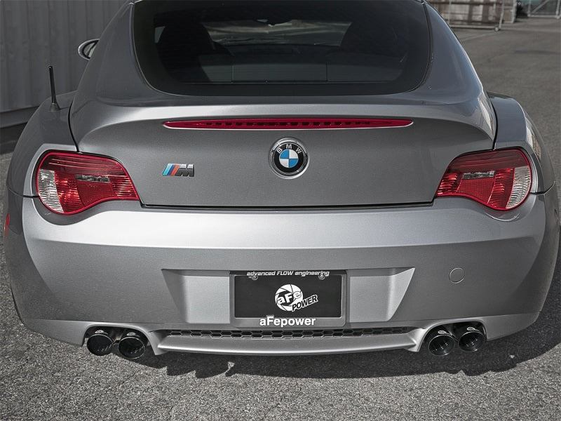 aFe MACH Force-Xp 2-1/2in 304 SS Cat-Back Exhaust w/ Black Tips 05-08 BMW Z4 M Coupe (E86) L6 3.2L 49-36339-B