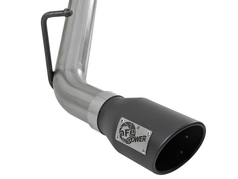 aFe Mach Force-XP Exhaust 3in CB SS 15-17 GM Colorado/Canyon 2.5L/3.6L Side Exit w/ Black Tip 49-44058-B