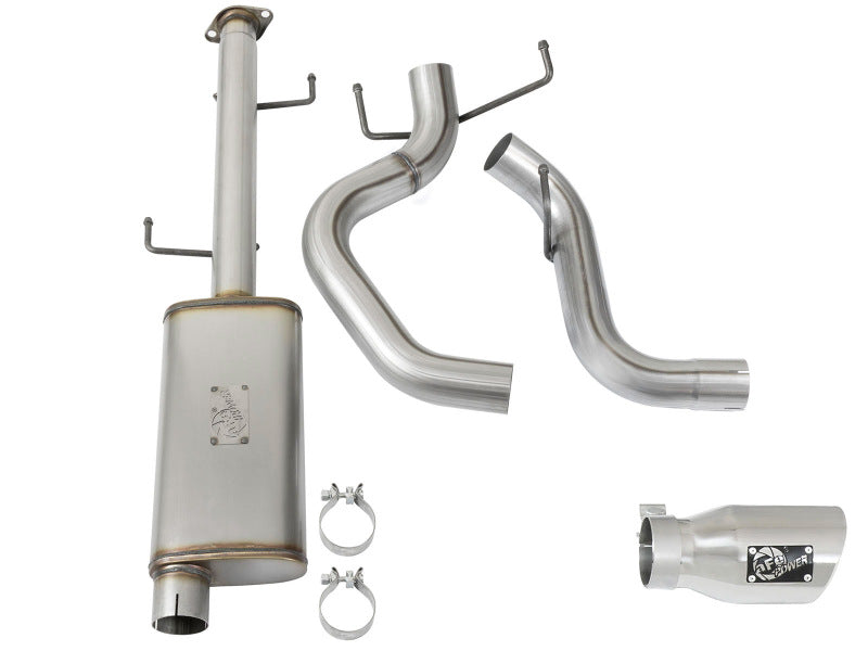 aFe MACH Force Xp 3in SS Cat-Back Single Side Exit Exhaust w/Polished Tips 07-14 Toyota FJ Cruiser 49-46003-1P