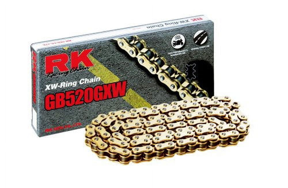 RK Racing Chain GB520GXW-110 Gold 110-Links XW-Ring Chain with Connecting Link