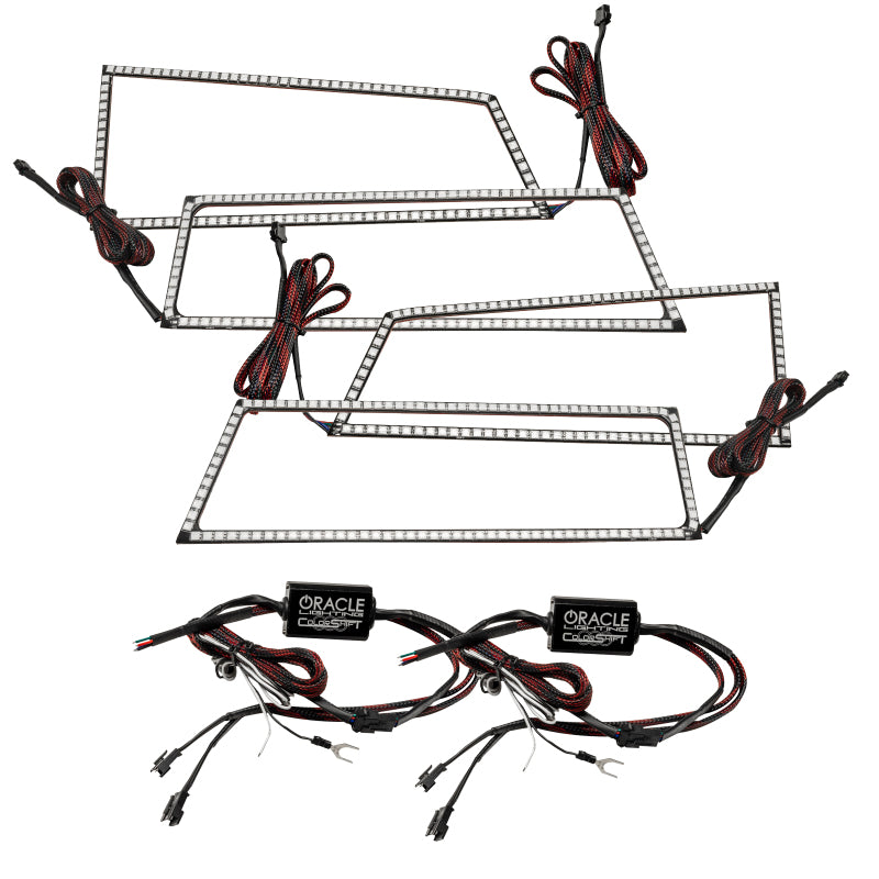 Oracle Chevrolet Silverado 03-06 Square Halo Kit ColorSHIFT w/o Controller SEE WARRANTY 3959-334